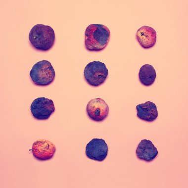 Yaratıcı soyut tasarım konsepti - grup vintage Kuruyemiş