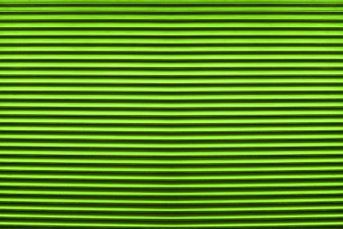 Texture of colorful green plastic shutters for abstract elements clipart