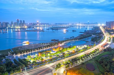 Shanghai Pudong finans bölgesi