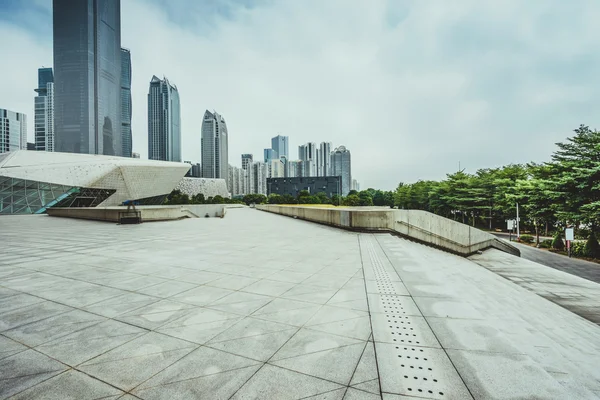 Guangzhou city modern binalar ile — Stok fotoğraf