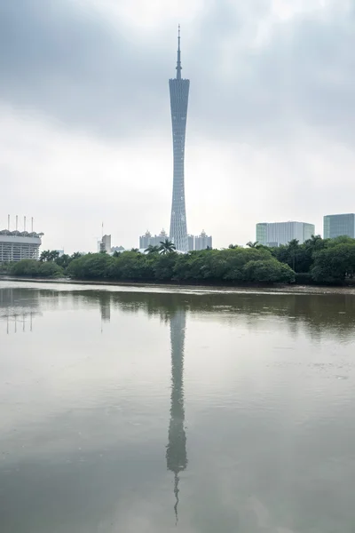 Πύργος Guangzhou στην Κίνα — Φωτογραφία Αρχείου