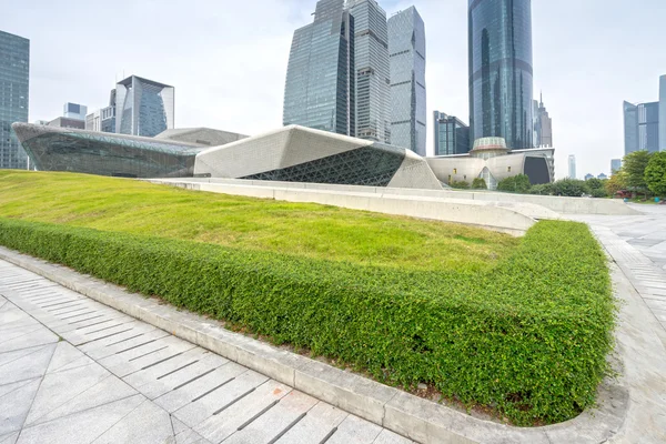 Città di Guangzhou con edifici moderni — Foto Stock