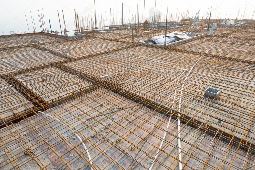 Roof structure under construction