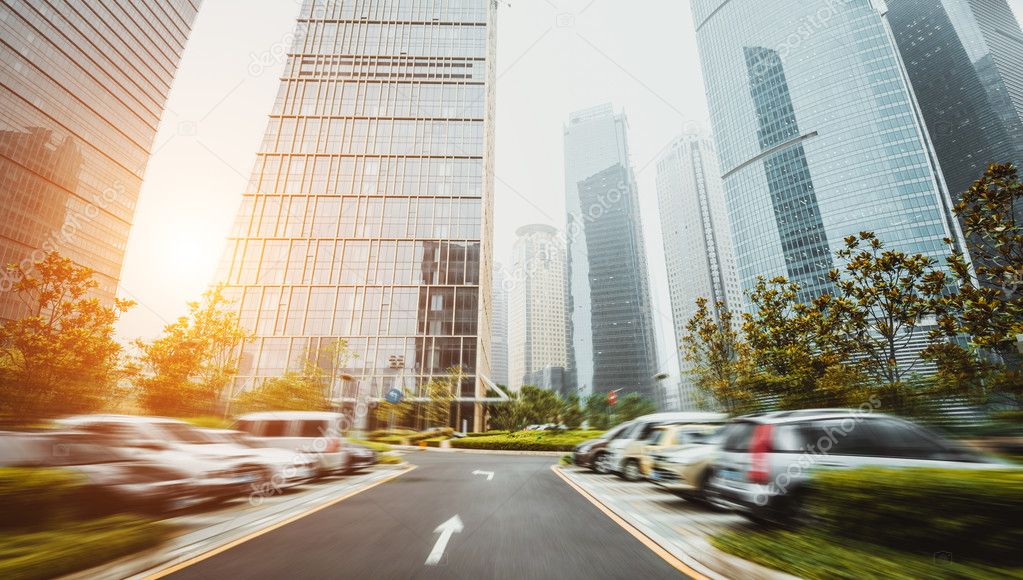 modern buildings of the lujiazui financial centre