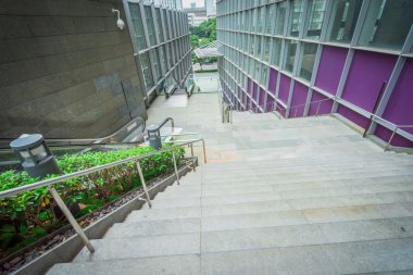 boş beton merdivenler