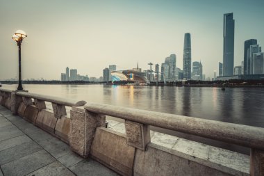 gece manzarası ve cityscape Guangzhou