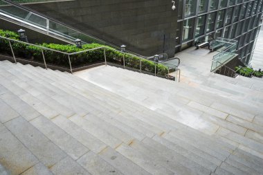 boş beton merdivenler