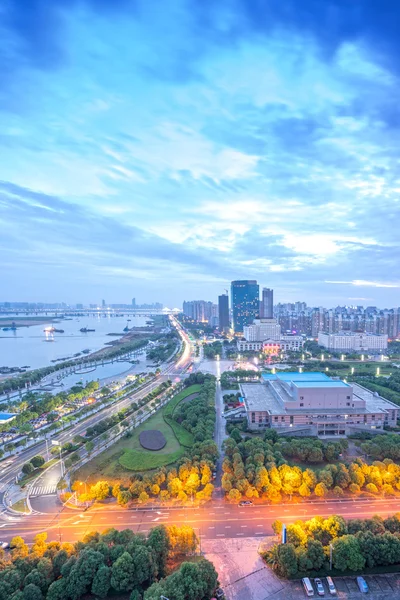 Pudong financial district in Shanghai — Stock Photo, Image