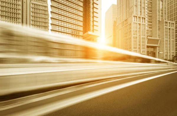 Light trails from cars — Stock Photo, Image