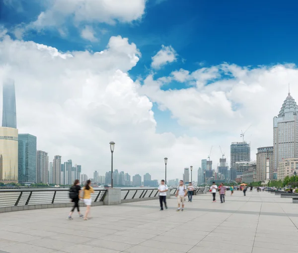 Shanghai skyline en journée — Photo