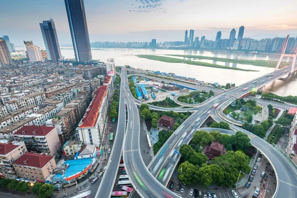 Yükseltilmiş yol shanghai — Stok fotoğraf