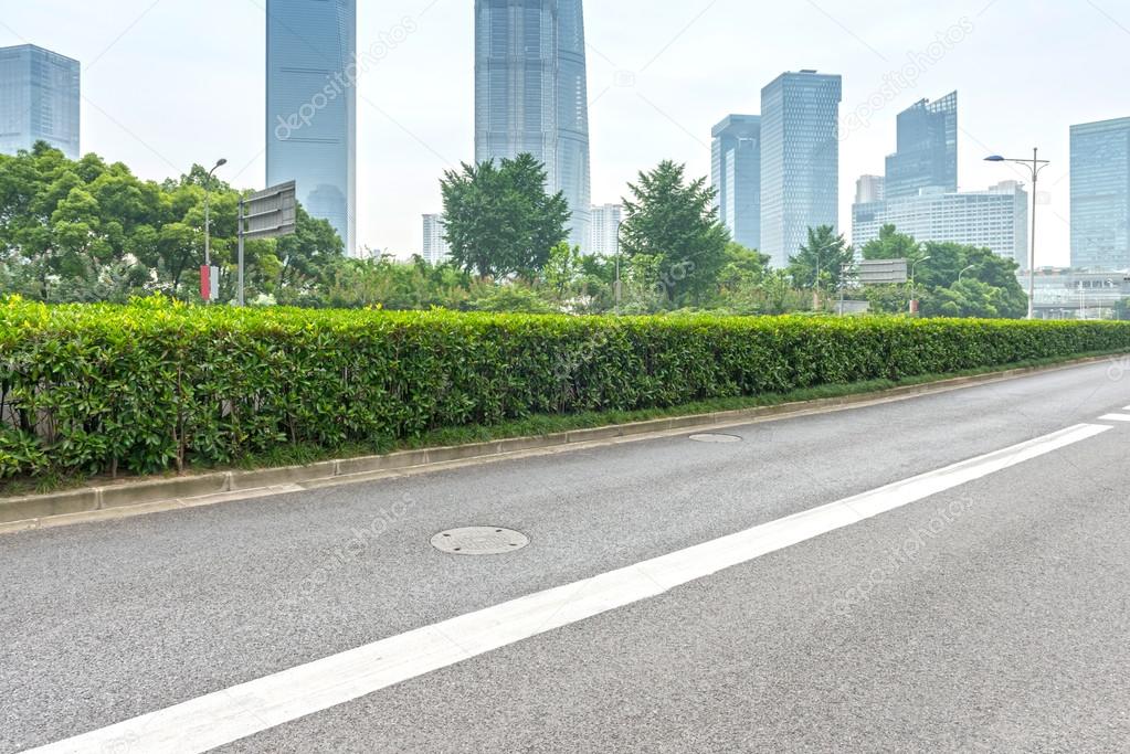 century avenue of street in shanghai Lujiazui