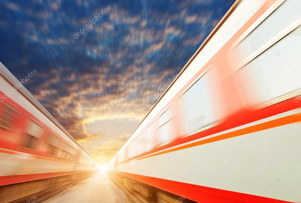modern high speed trains