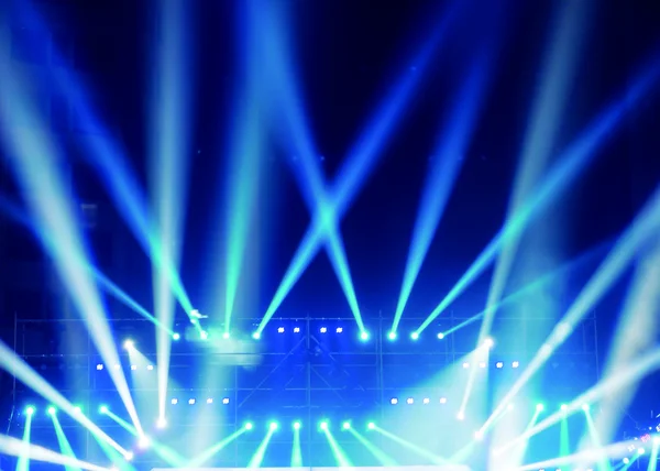 Spotlights on theater stage — Stock Photo, Image