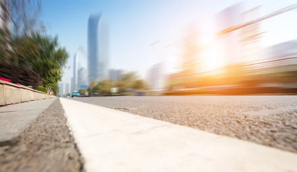 Clean road of city — Stock Photo, Image