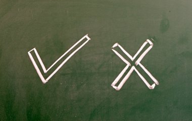 Doğru ya da yanlış yazılmış seçin