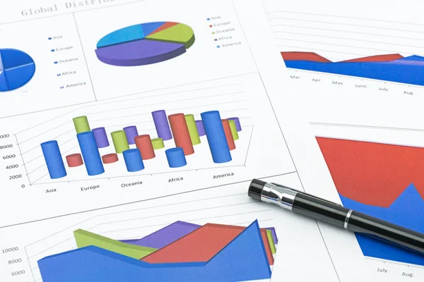 Gráficos financieros —  Fotos de Stock