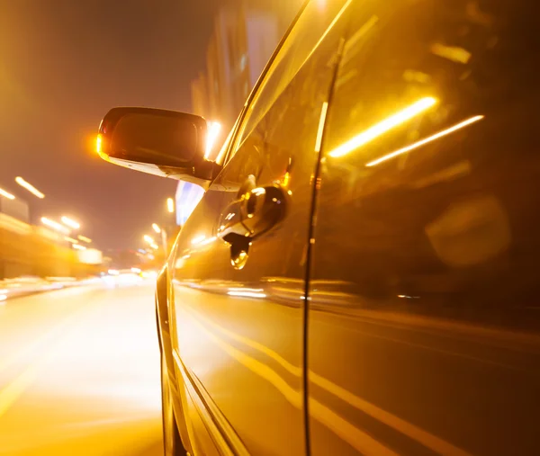 Car on road at night — Stock Photo, Image