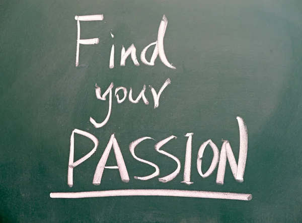 Find your passion phrase — Stock Photo, Image