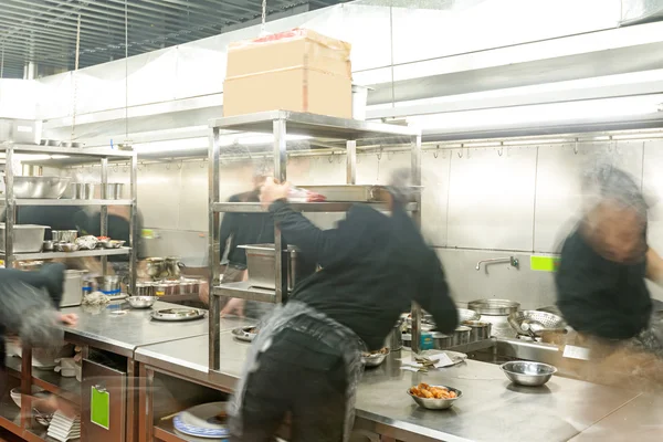 Chefs of restaurant kitchen — Stock Photo, Image