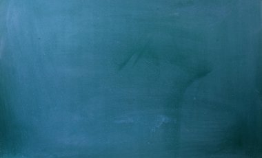 Yeşil kirli yazı tahtası yakın çekim