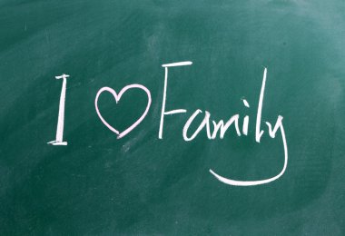 El yazısı aile seviyorum