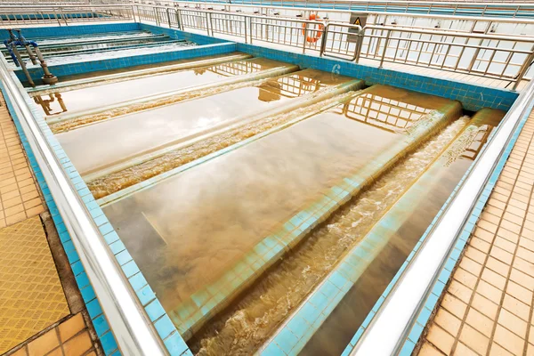 Impianto di trattamento acque reflue — Foto Stock