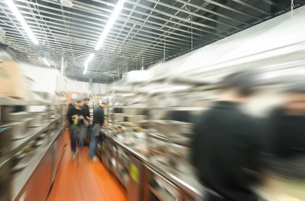 Chef-koks van restaurant keuken — Stockfoto