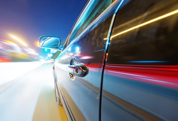 Car on road at night — Stock Photo, Image