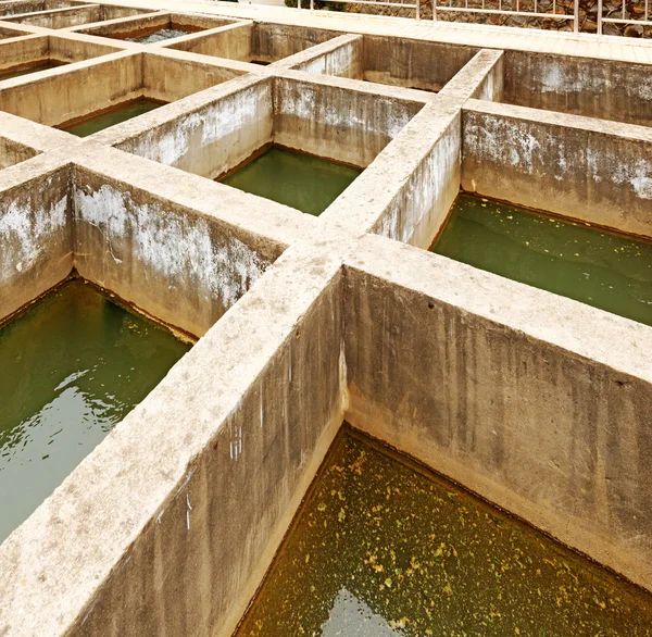 Planta de tratamiento de aguas residuales —  Fotos de Stock