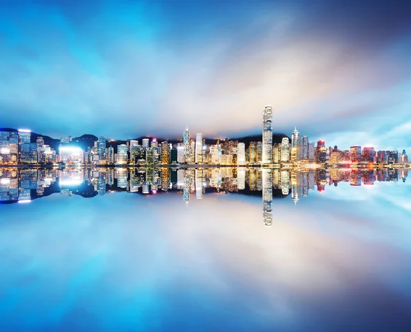 Hong Kong at night — Stock Photo, Image