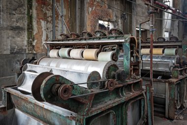eski paslı makine