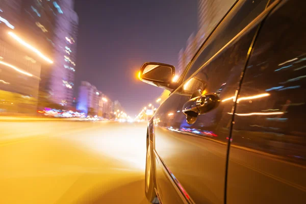 Car on road at night — Stock Photo, Image