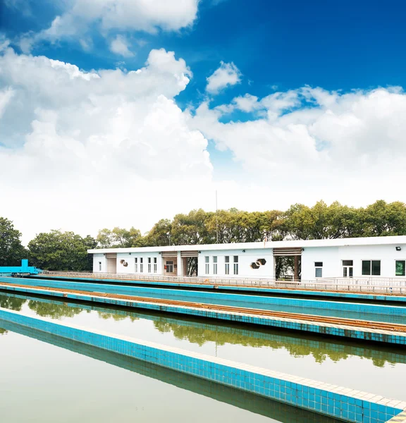 Wastewater treatment plant — Stock Photo, Image