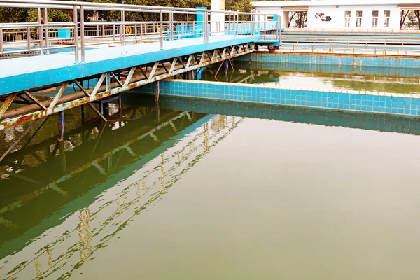 Wastewater treatment plant — Stock Photo, Image