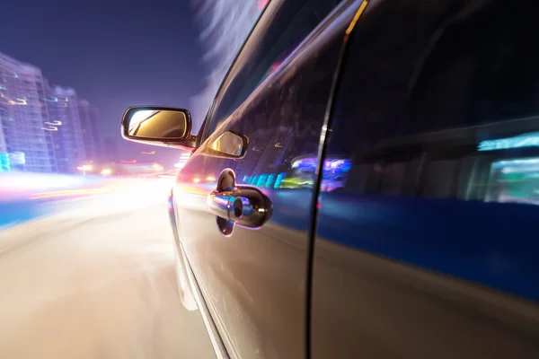 Car on road at night — Stock Photo, Image