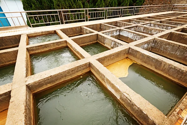 Wastewater treatment plant — Stock Photo, Image