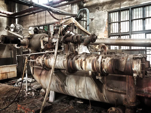 Máquina vieja oxidada — Foto de Stock