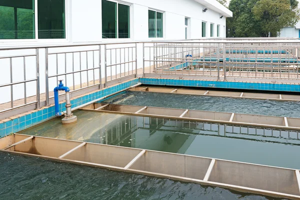 Wastewater treatment plant — Stock Photo, Image