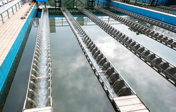 Wastewater treatment plant — Stock Photo, Image