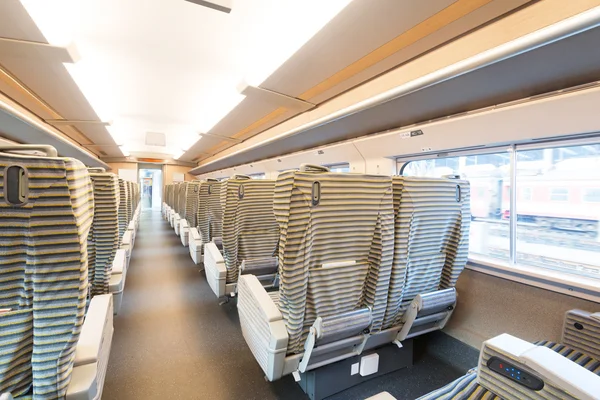 Dentro do compartimento do comboio de alta velocidade — Fotografia de Stock
