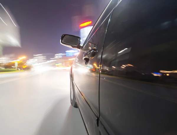 Car on road at night — Stock Photo, Image