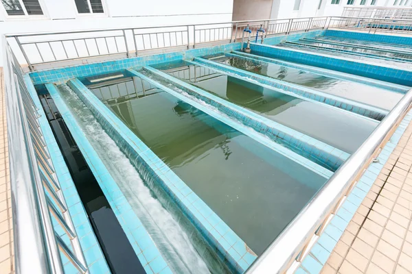 Wastewater treatment plant — Stock Photo, Image