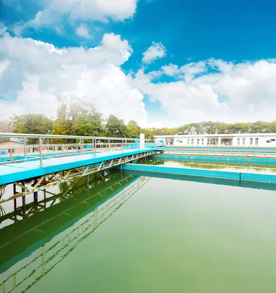 Wastewater treatment plant — Stock Photo, Image