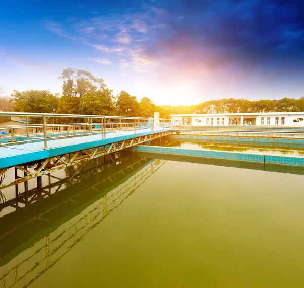 Wastewater treatment plant — Stock Photo, Image