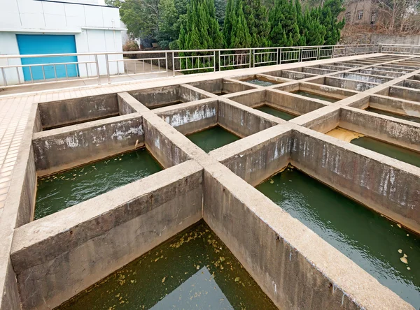 Wastewater treatment plant — Stock Photo, Image