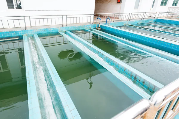 Planta de tratamiento de aguas residuales — Foto de Stock