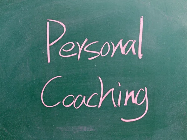 Sinal de coaching pessoal — Fotografia de Stock