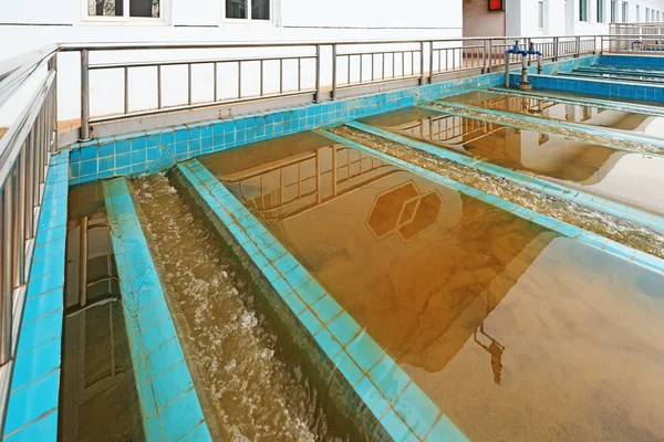 Wastewater treatment plant — Stock Photo, Image