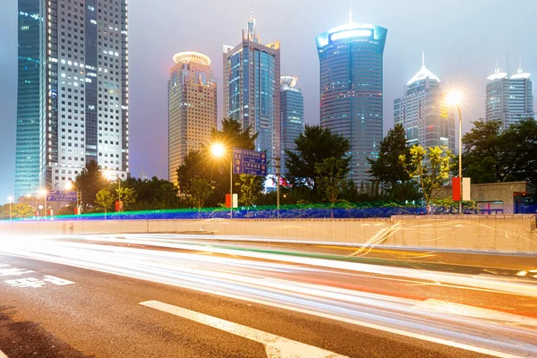 Centro financeiro Lujiazui — Fotografia de Stock